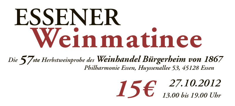 Der Weinhandel Bürgerheim von 1867 Logo